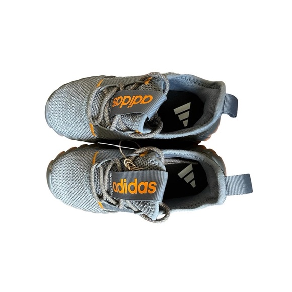 Adidas Kaptir 3.0 Kid’s Lifestyle Running Shoes Crew Orange Gray Boys 11 New - Picture 6 of 8